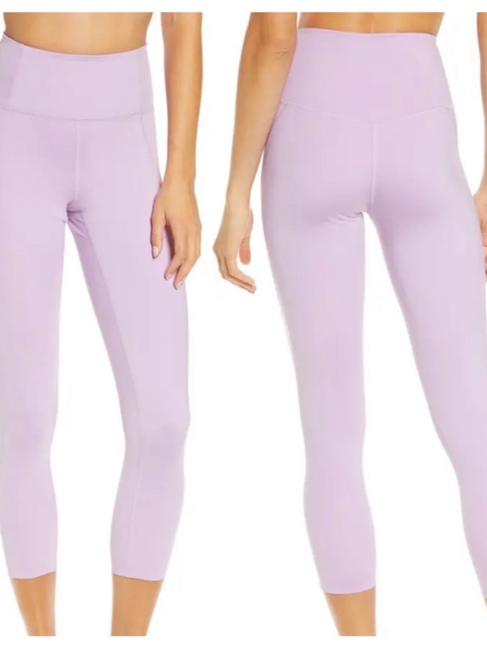 Girlfriend Collective Lavender High Rise 7/8 Leggings | Size Small